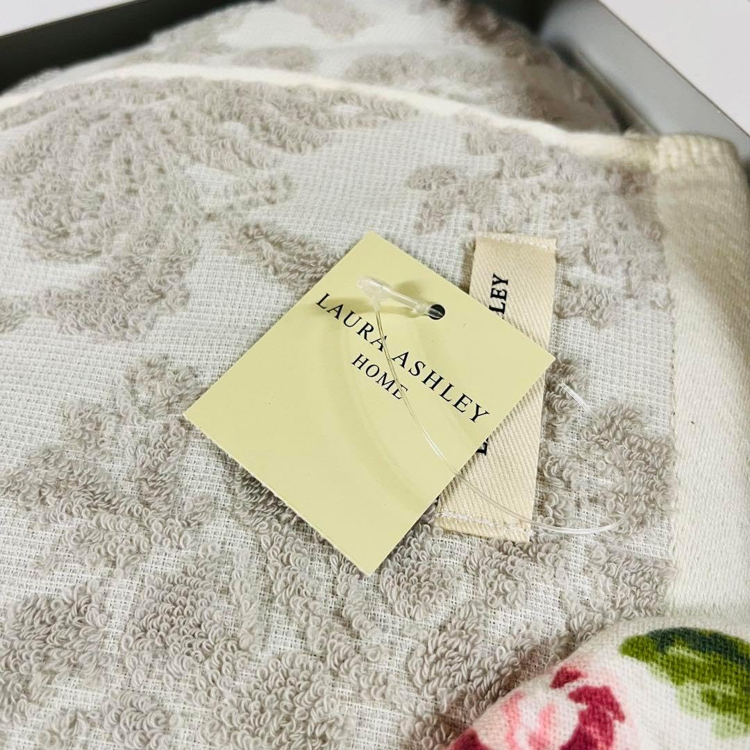 ローラアシュレイ　シングルサイズ　タオルケット ローラアシュリー タオルケット 2枚セット LAURA ASHLEY
